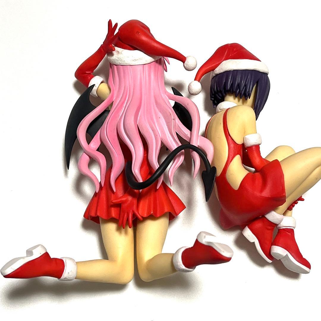 台座有り ToLOVEる ミニスカサンタ クリスマス ララ 春菜 フィギュア