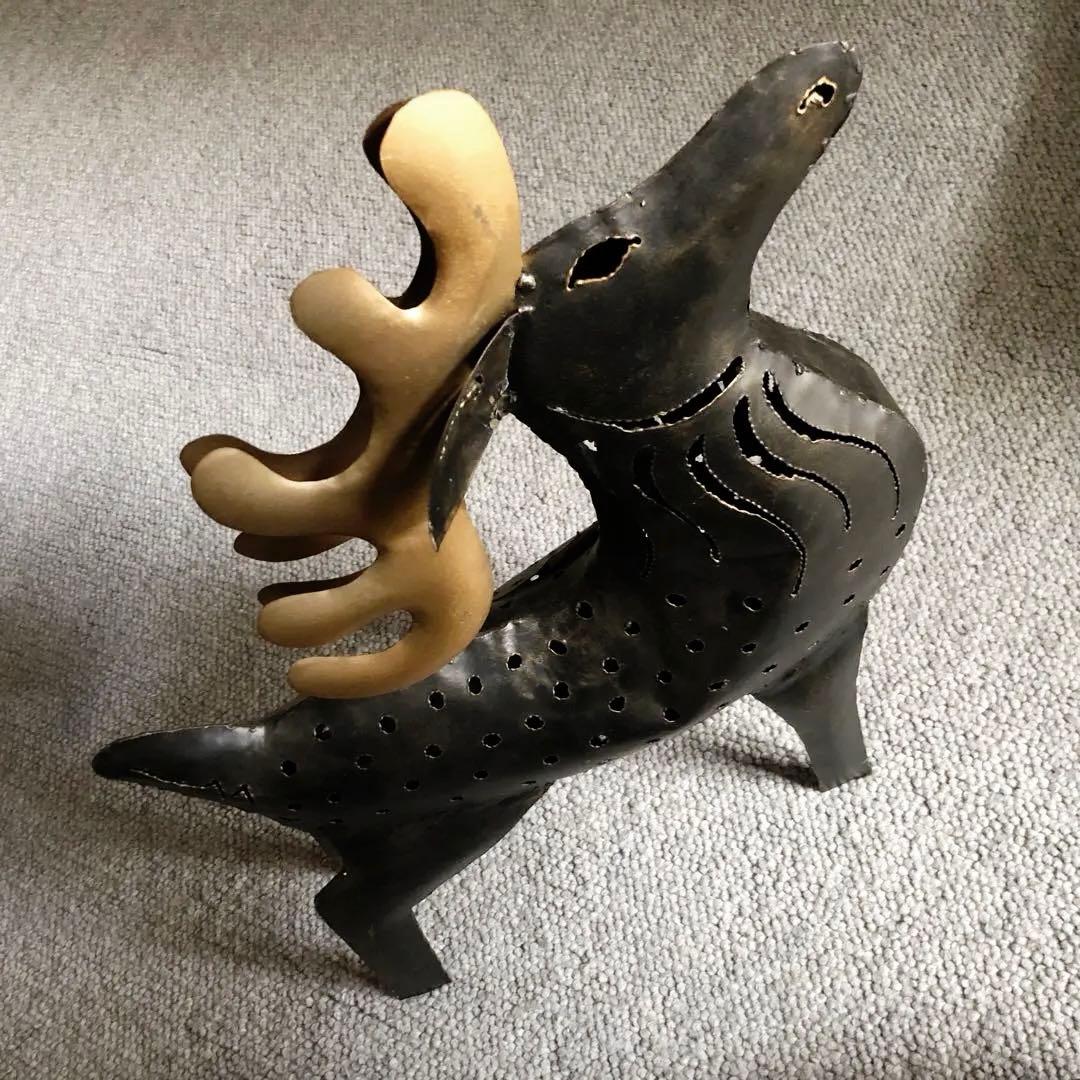 Deer ディア アンティーク ビンテージ オブジェ アニマル キャンドル お香