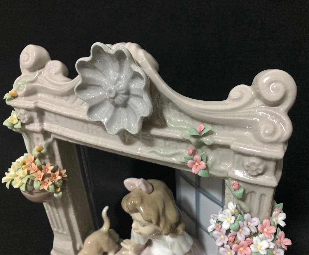 【超希少 美品】リヤドロ 日向ぼっこ 割れ欠け無し 廃盤作品 6817