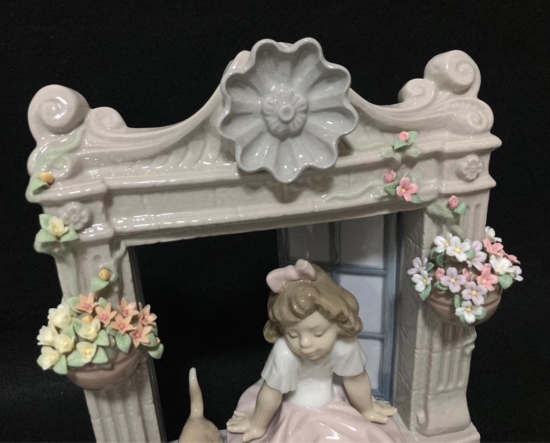 【超希少 美品】リヤドロ 日向ぼっこ 割れ欠け無し 廃盤作品 6817