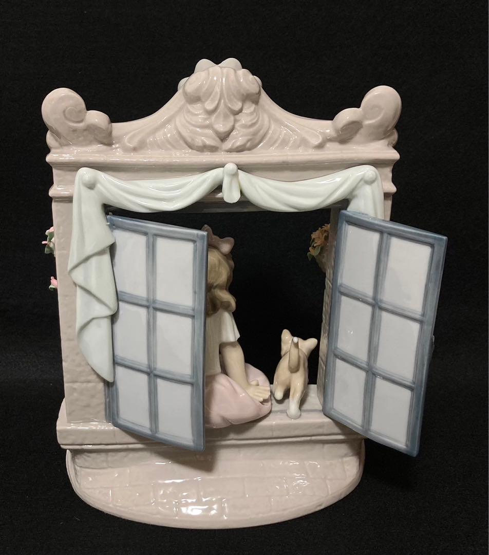 【超希少 美品】リヤドロ 日向ぼっこ 割れ欠け無し 廃盤作品 6817