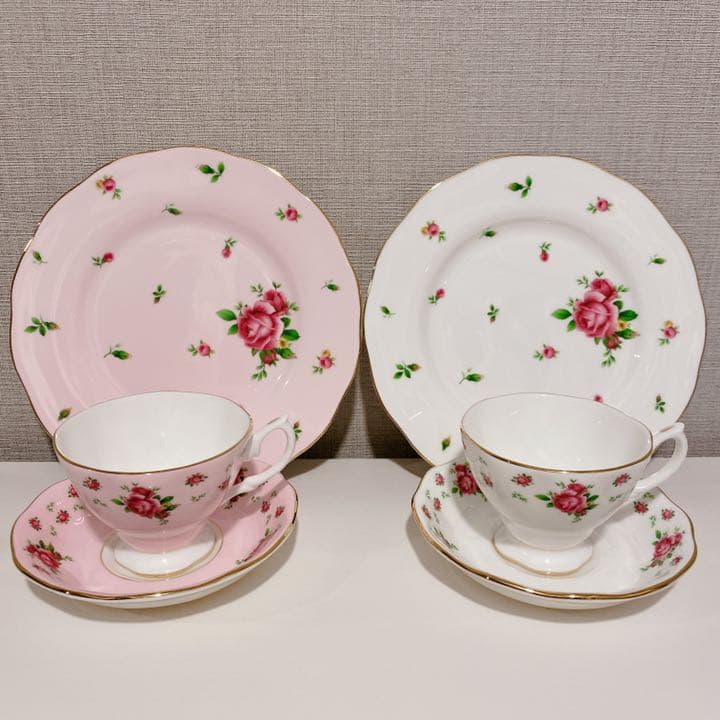 ロイヤルアルバート　ニューカントリーローズ　4セット