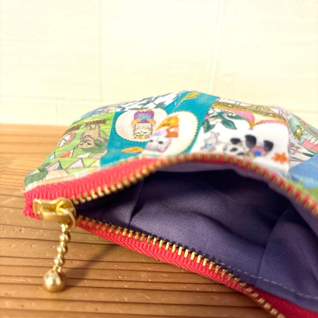 感謝価格 SALE ユキエモン 新作生地 10cmファスナープリーツポーチ