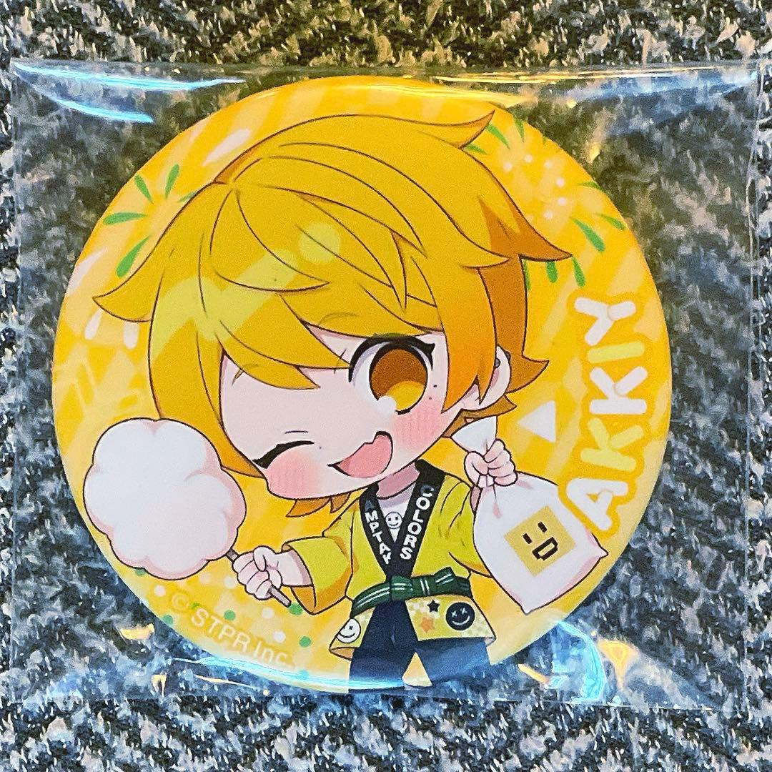 AMPTAKxCOLORS あっきぃ 缶バッジ 虹 法被 デフォ アンプタック - メルカリ