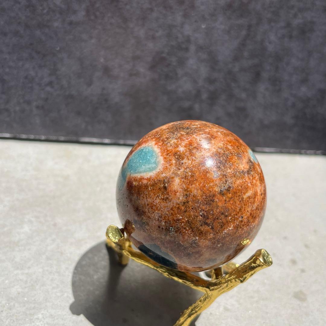 サンストーン アパタイト 共生 スフィア