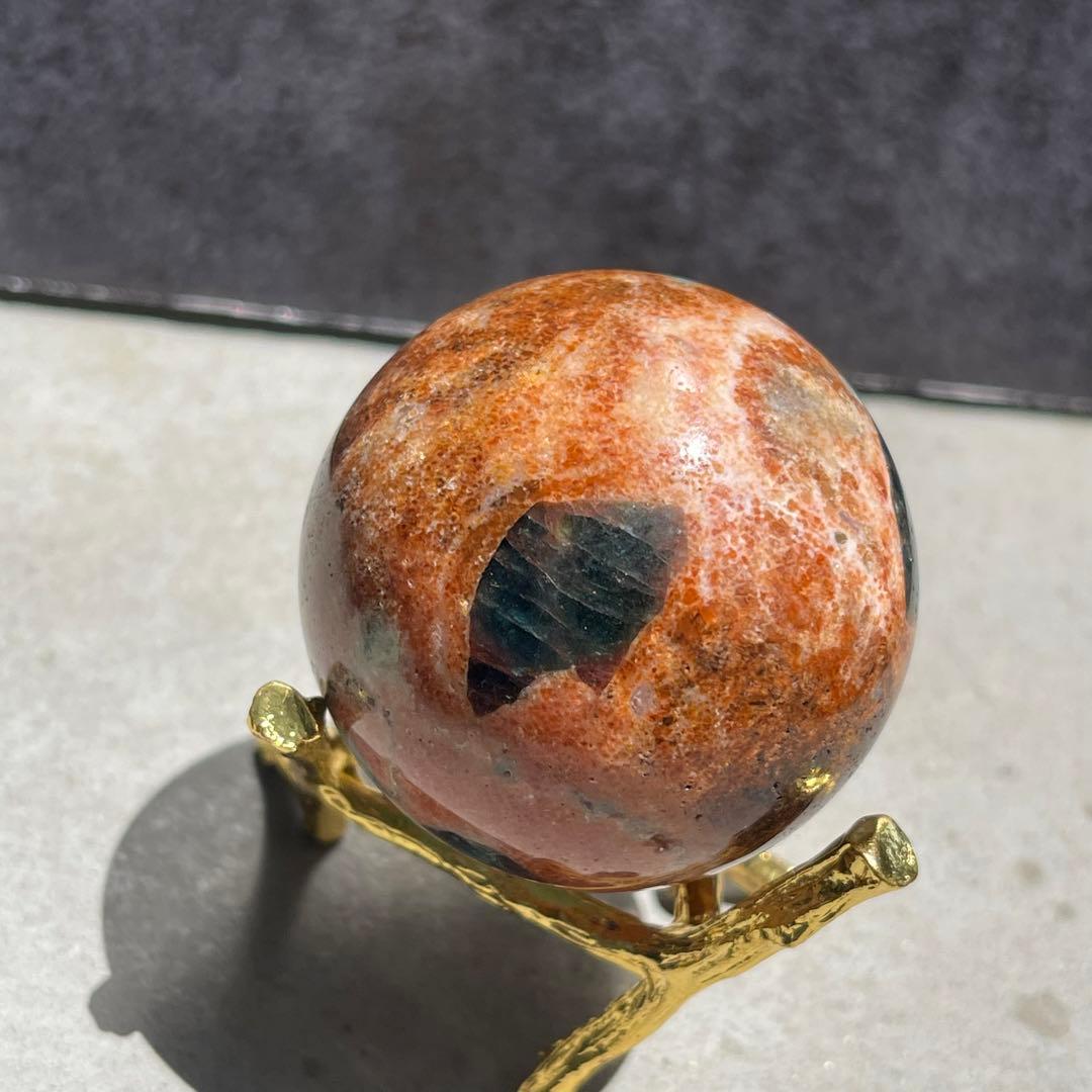 サンストーン アパタイト 共生 スフィア