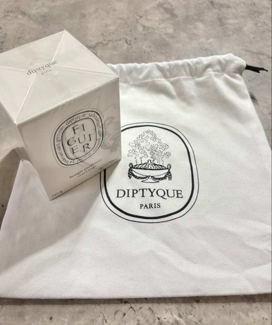 《未開封》袋付き diptyque Figuier アロマキャンドル 190g
