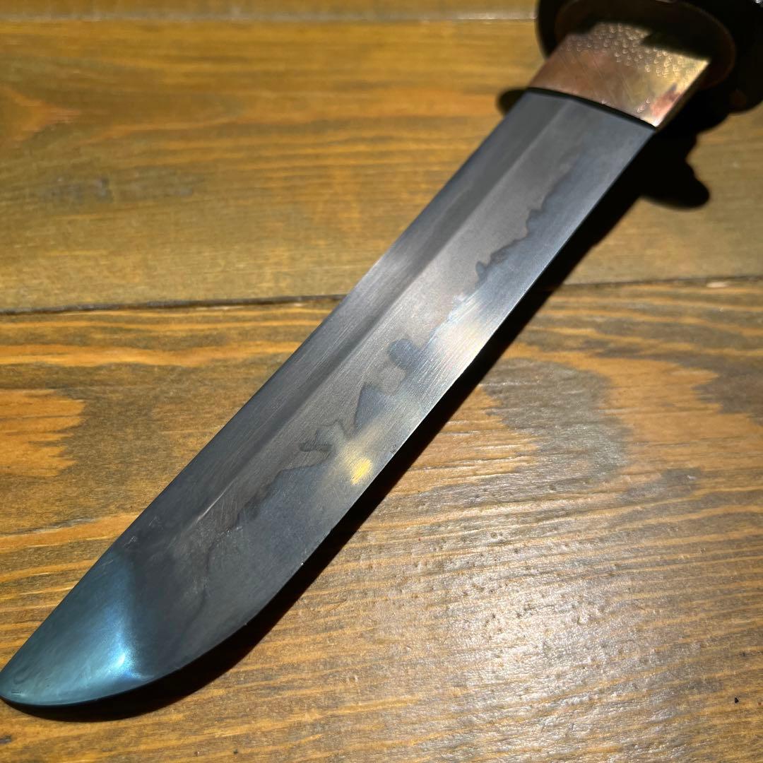 日本刀残欠クラフトナイフNo.11最上大業物 肥前国忠吉 江戸時代 在銘