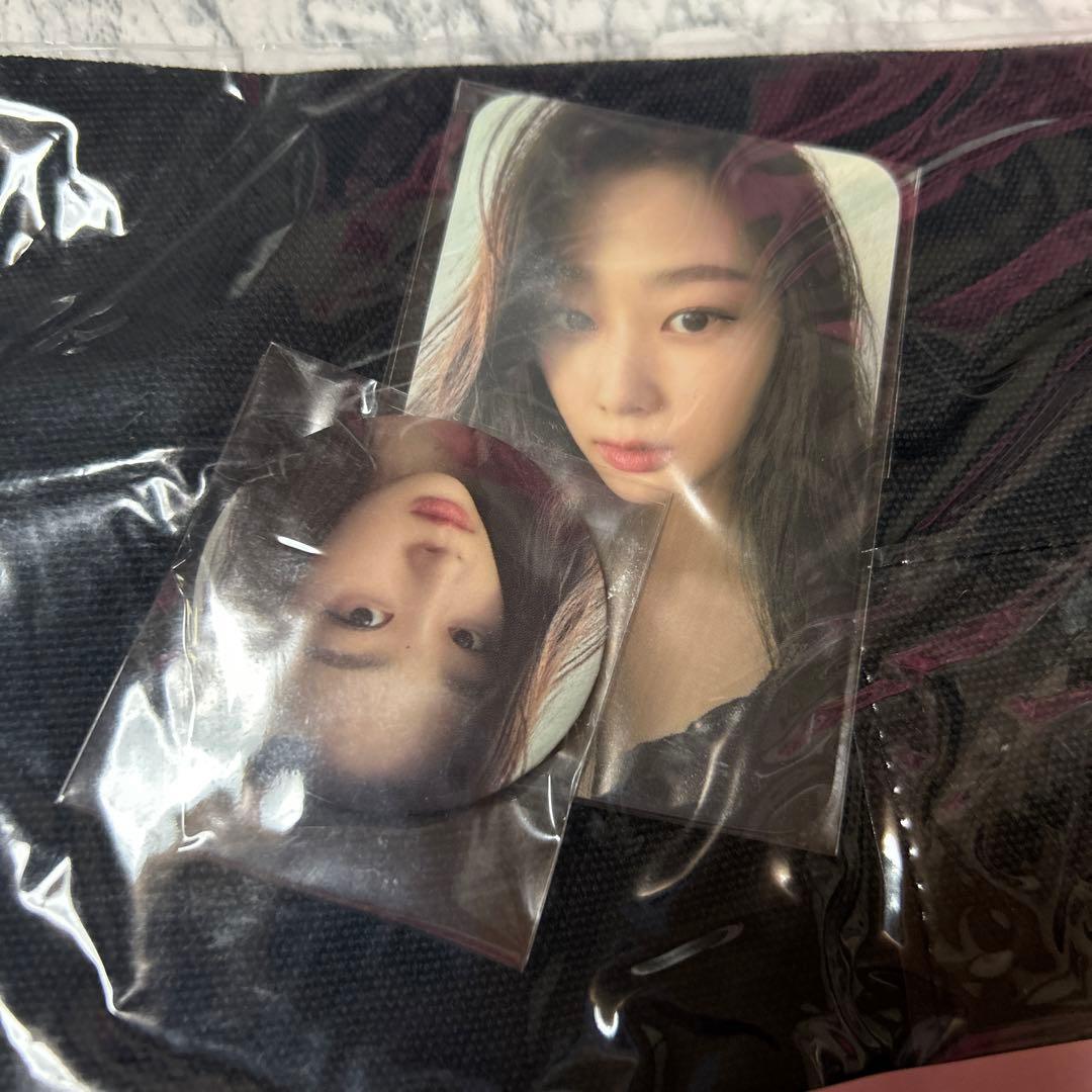 aespa エスパ ジゼル ミニクロスバッグ トレカ 缶バッジ kwangya