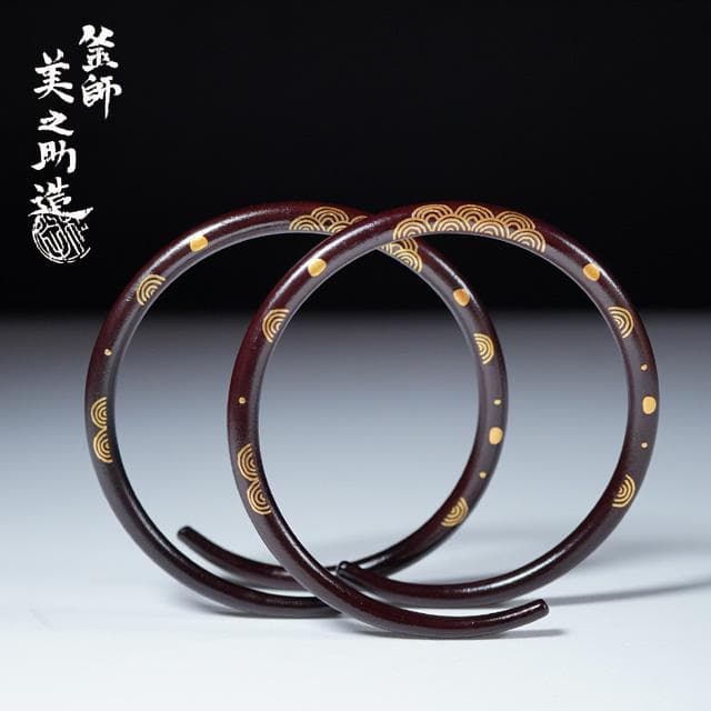 和田美之助 嵌金釜釻 共箱 釜鐶 茶道具 京都 釜師 炭点前 象嵌 - メルカリ