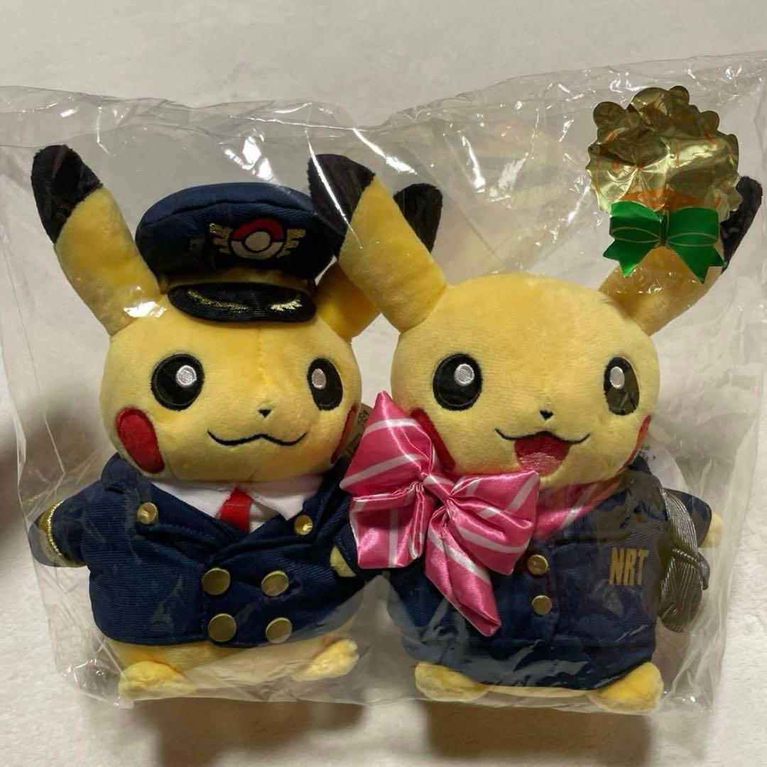 新品・未開封】成田空港ver パイロットピカチュウ CAピカチュウ セット