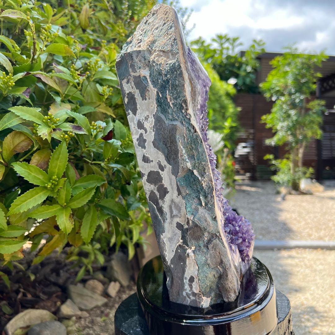 ✳️極大 12.77kg☆超大迫力‼️✨ウルグアイ産 アメジストクラスター 天然石