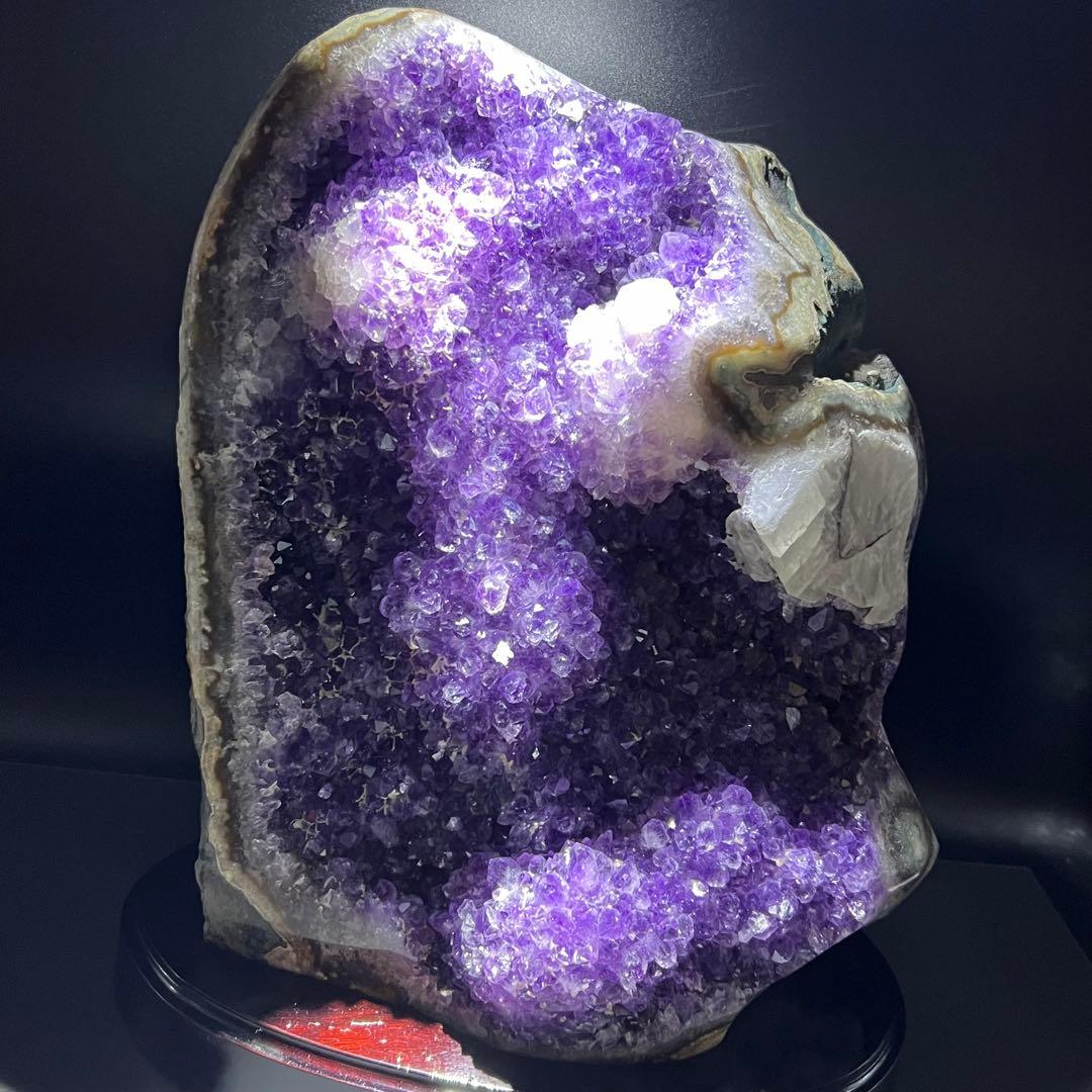✳️極大 12.77kg☆超大迫力‼️✨ウルグアイ産 アメジストクラスター 天然石