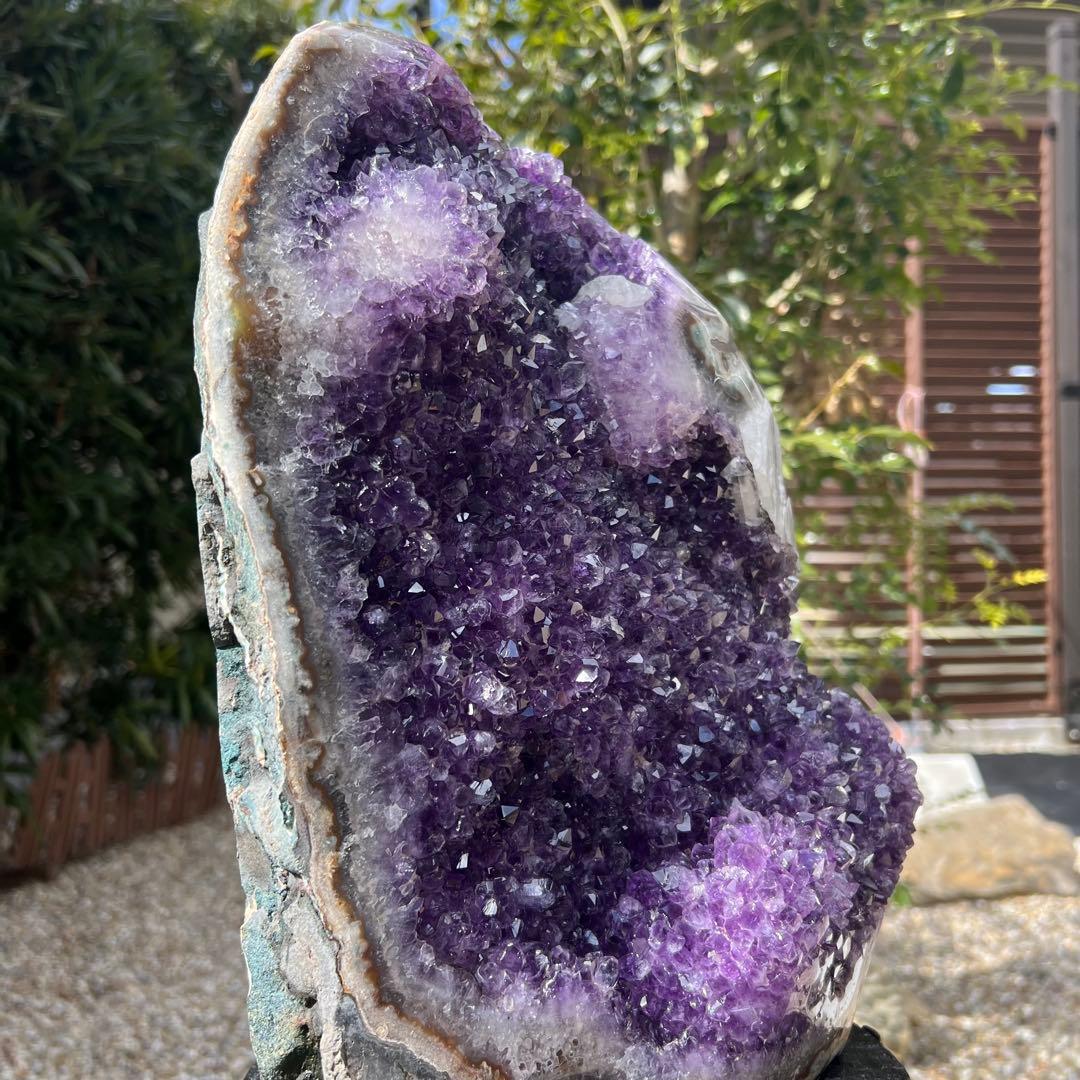 ✳️極大 12.77kg☆超大迫力‼️✨ウルグアイ産 アメジストクラスター 天然石