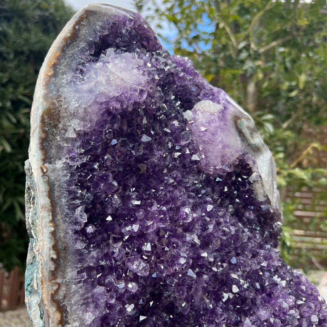 ✳️極大 12.77kg☆超大迫力‼️✨ウルグアイ産 アメジストクラスター 天然石