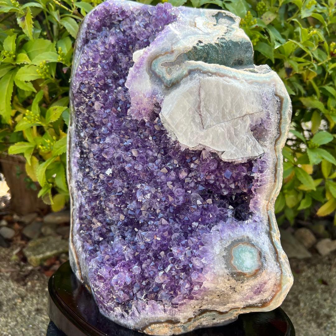✳️極大 12.77kg☆超大迫力‼️✨ウルグアイ産 アメジストクラスター 天然石