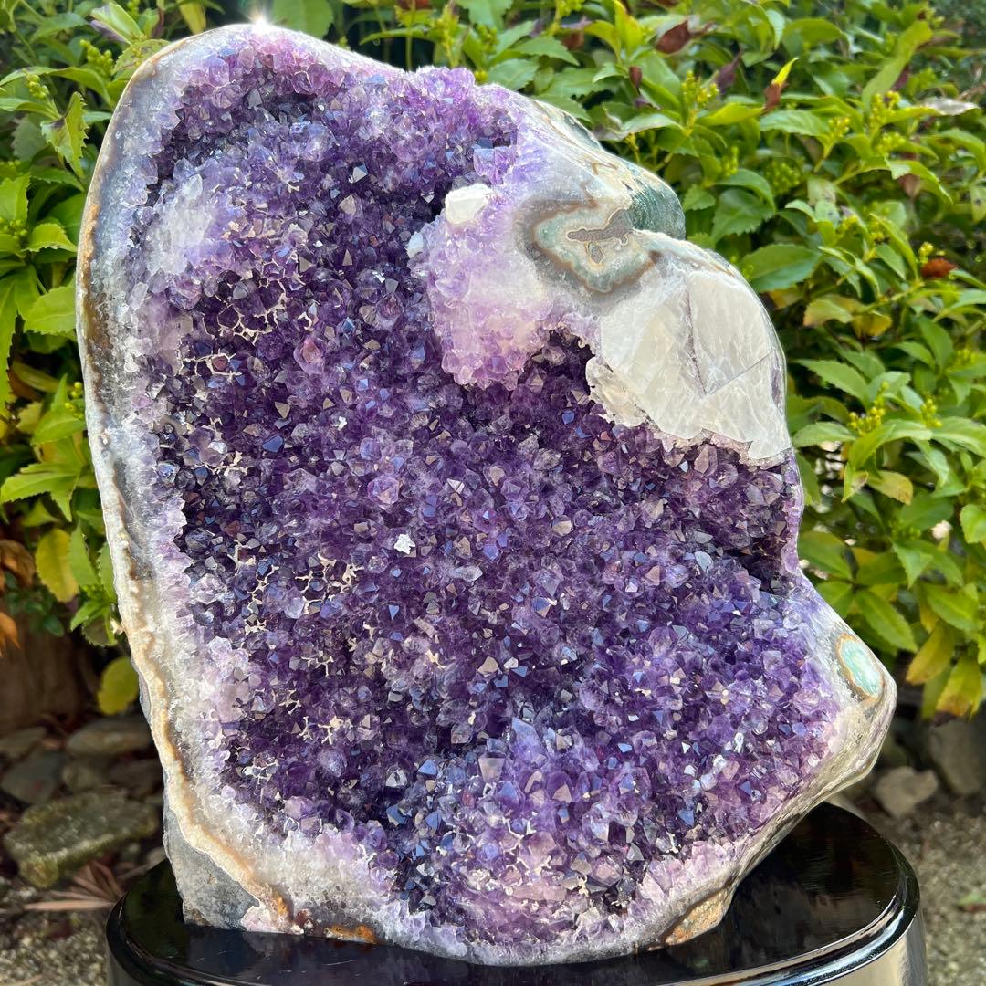 ✳️極大 12.77kg☆超大迫力‼️✨ウルグアイ産 アメジストクラスター 天然石
