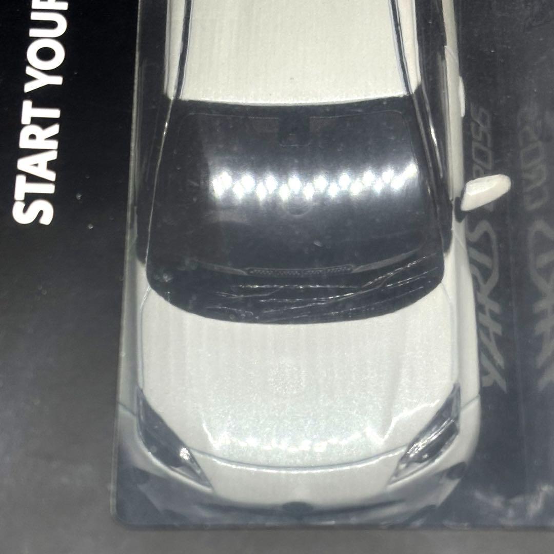 【トヨタ博物館購入】 ヤリスクロス ホワイトパールクリスタルシャイン　ミニカー