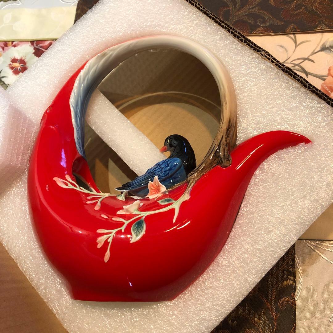 FRANZ 赤い花柄 食器セット