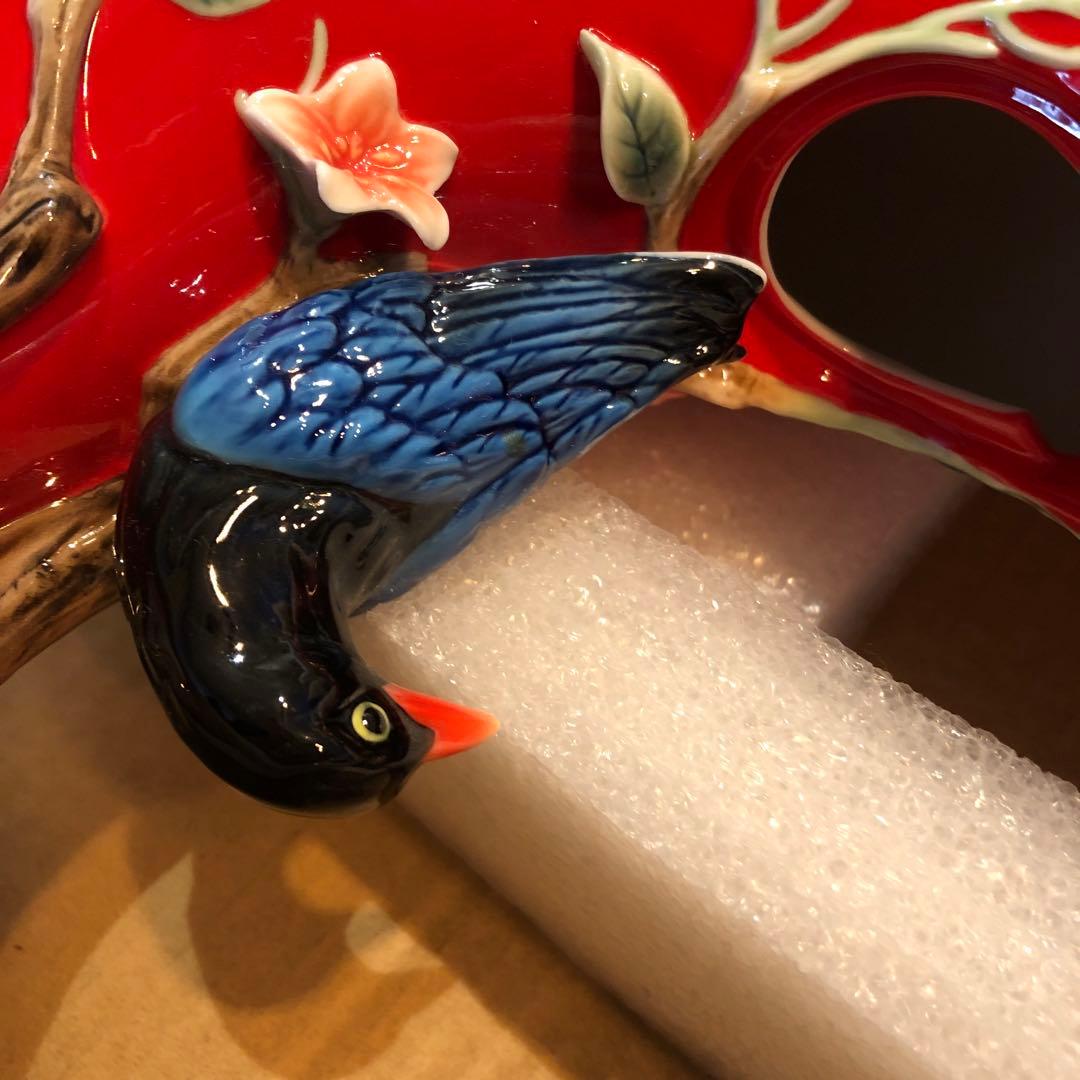 FRANZ 赤い花柄 食器セット