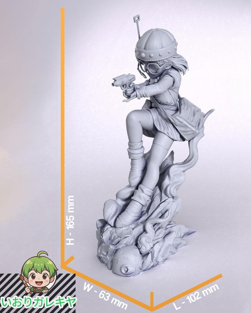 ルッカ クロノ・トリガー 1/10 未塗装未組立 フィギュア ガレージ