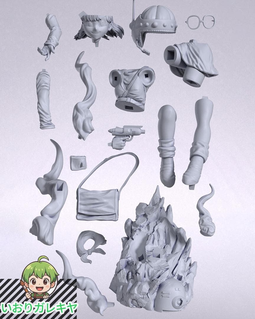 ルッカ クロノ・トリガー 1/10 未塗装未組立 フィギュア ガレージ