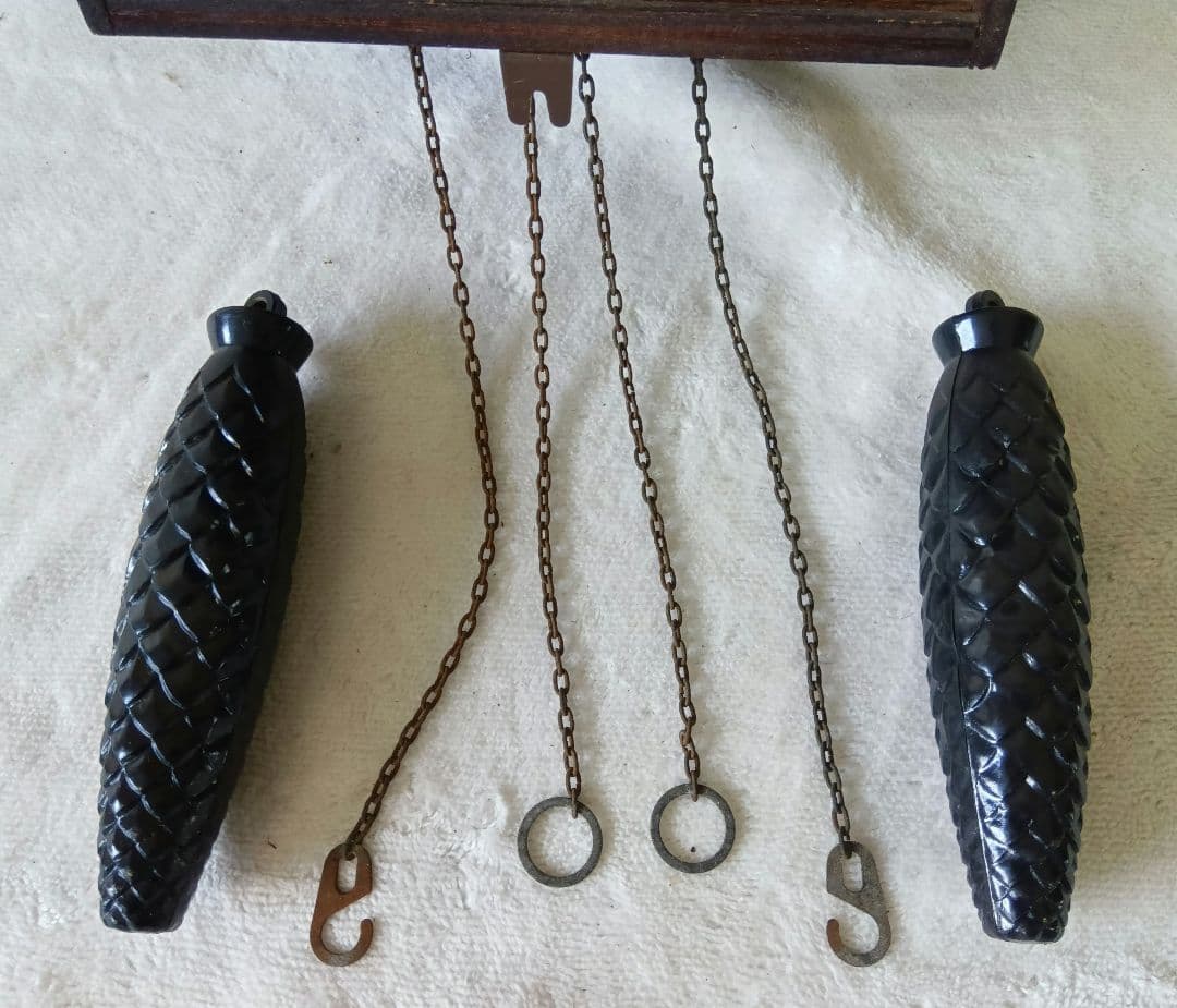 RHYTHMクォーツ　鳩時計　木製掛け時計　シチズン　レトロ　カッコー　動作品