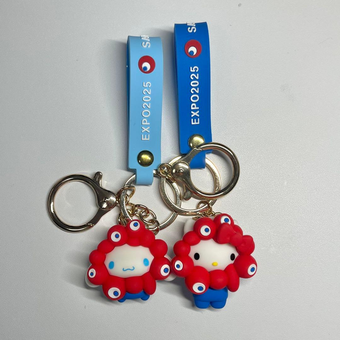 万博　キティ　シナモロール　シナモン　ミャクミャク　セット　コラボ　サンリオ