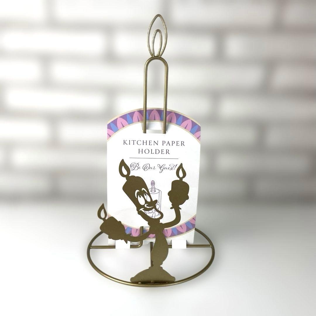 ディズニー　美女と野獣　ルミエール キッチンペーパーホルダー