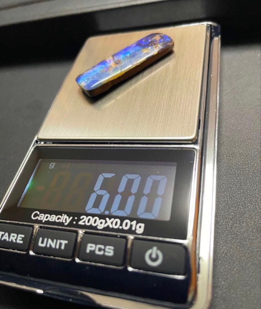 30.01ct 天然　ソ付き ボルダーオパール　ルース ❌値下げ不可❌