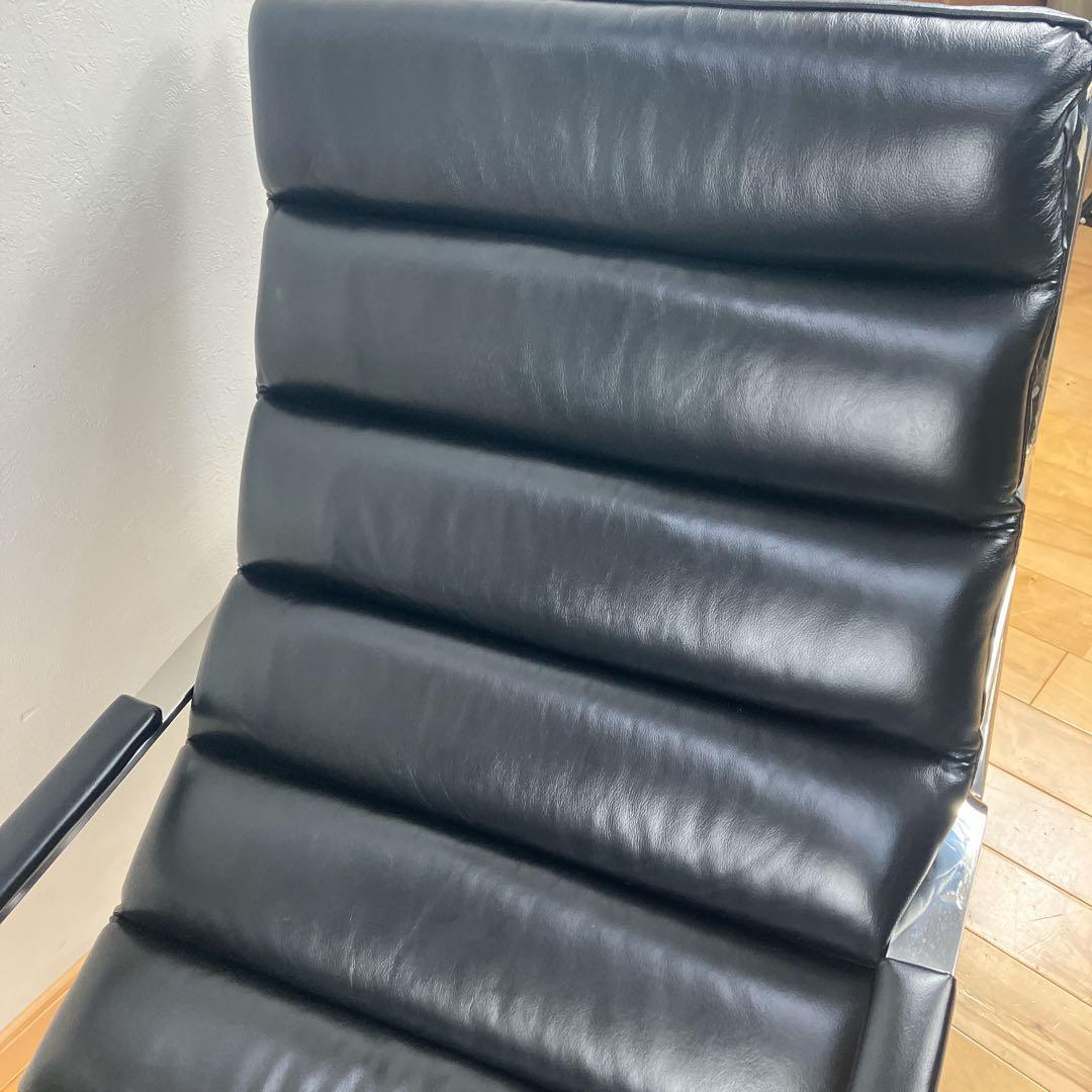 廃盤　美品　ARMONIA MODENA ラウンジチェア　高級レザー　モデナ