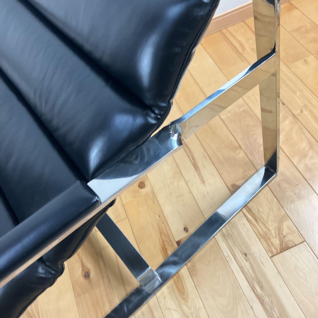 廃盤　美品　ARMONIA MODENA ラウンジチェア　高級レザー　モデナ