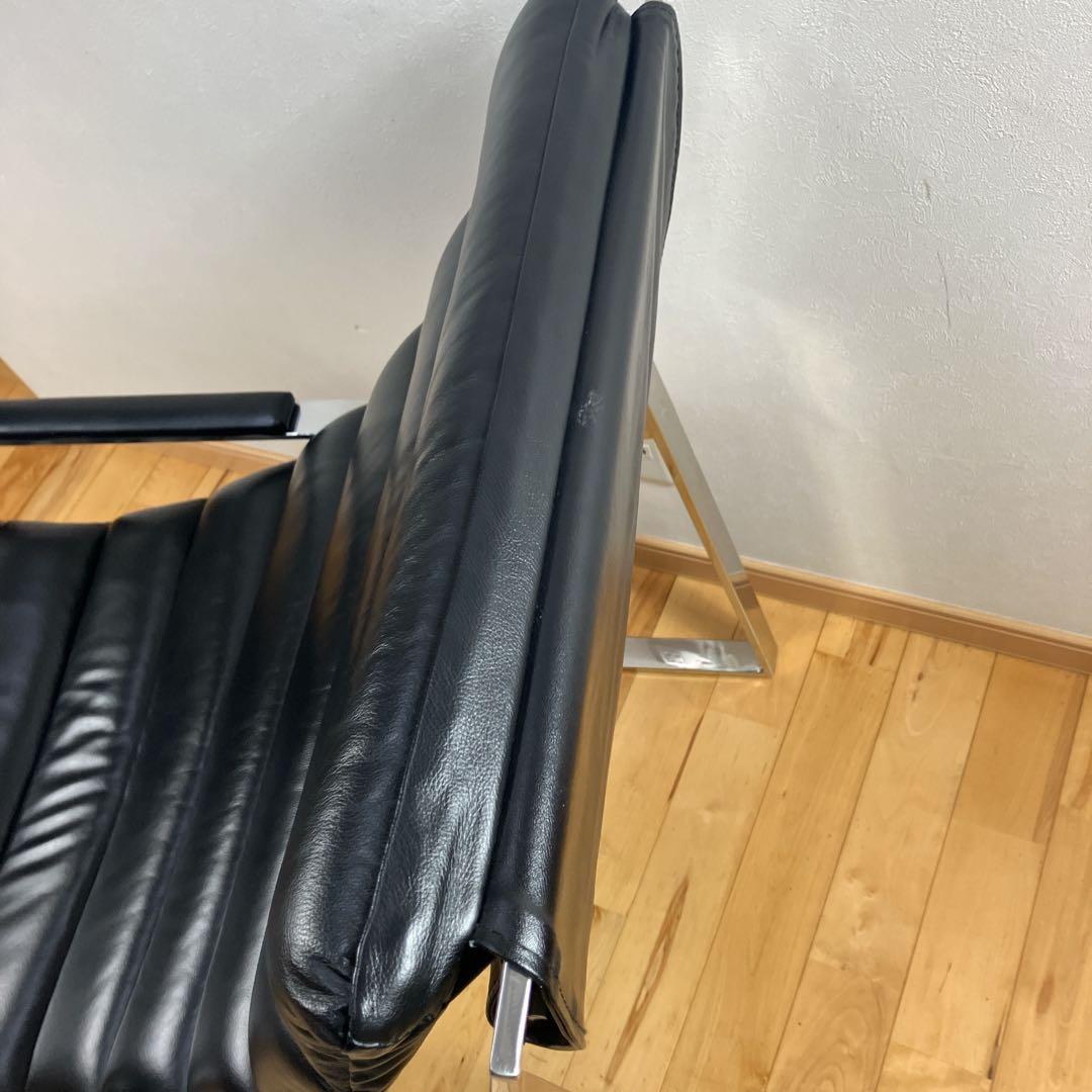 廃盤　美品　ARMONIA MODENA ラウンジチェア　高級レザー　モデナ