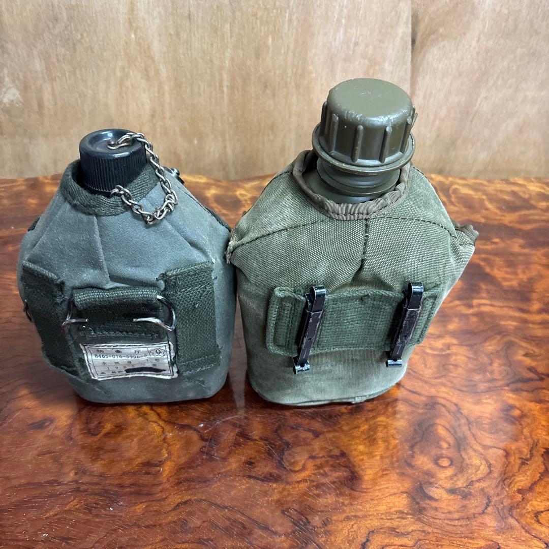 オリーブドラブ 水筒 カップ付き　0205o229