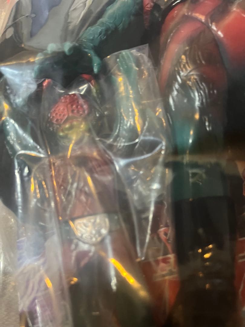 東映レトロソフビコレクション 蜘蛛男(再生怪人)+ミニソフビ（仮面ライダーより）