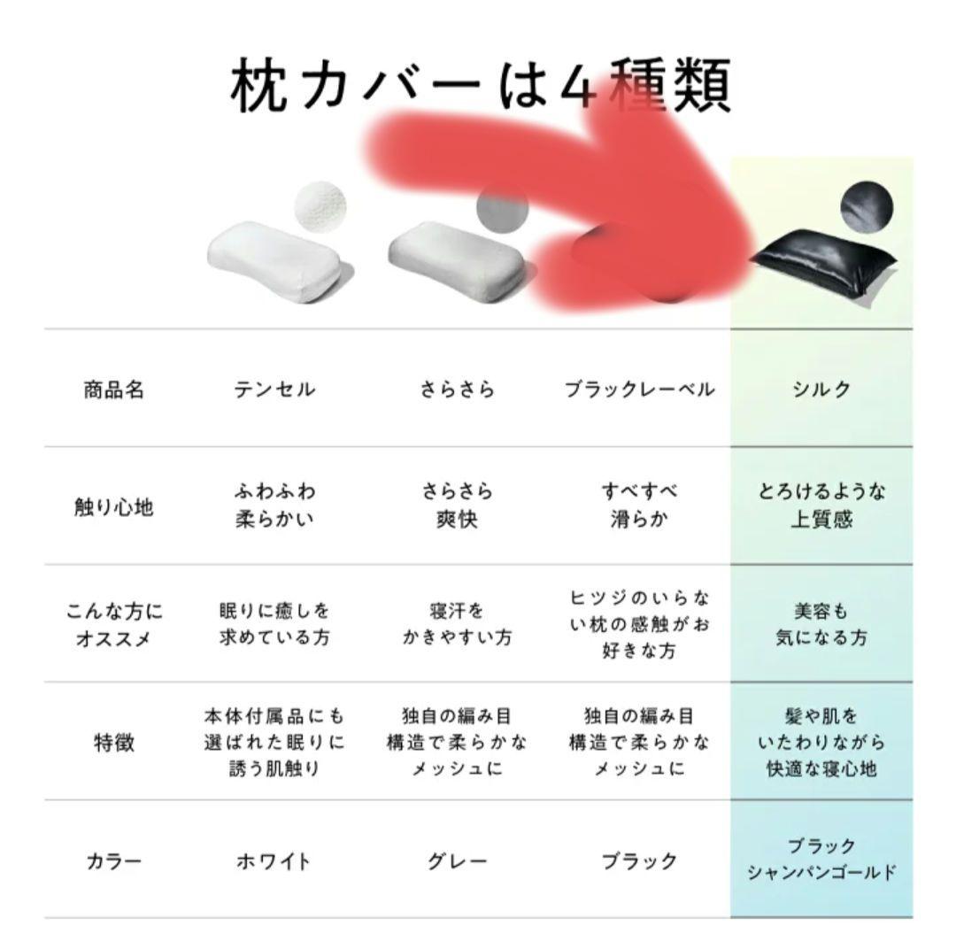 ヒツジのいらない枕 極柔 シルク枕カバーセット