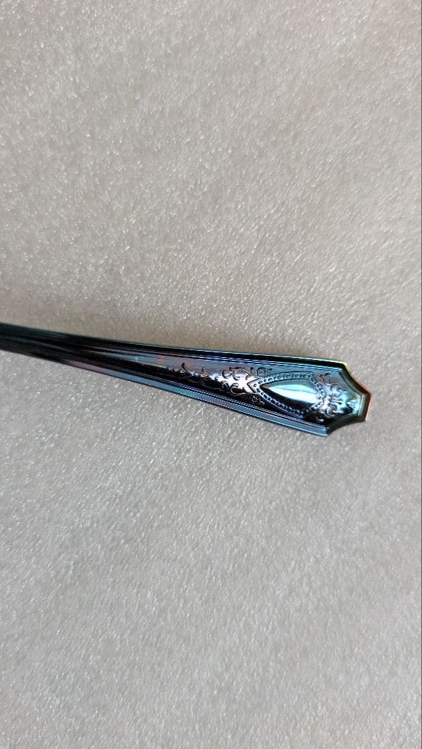 ラッキーウッド　銀製スプーン2本セット　シルバー950