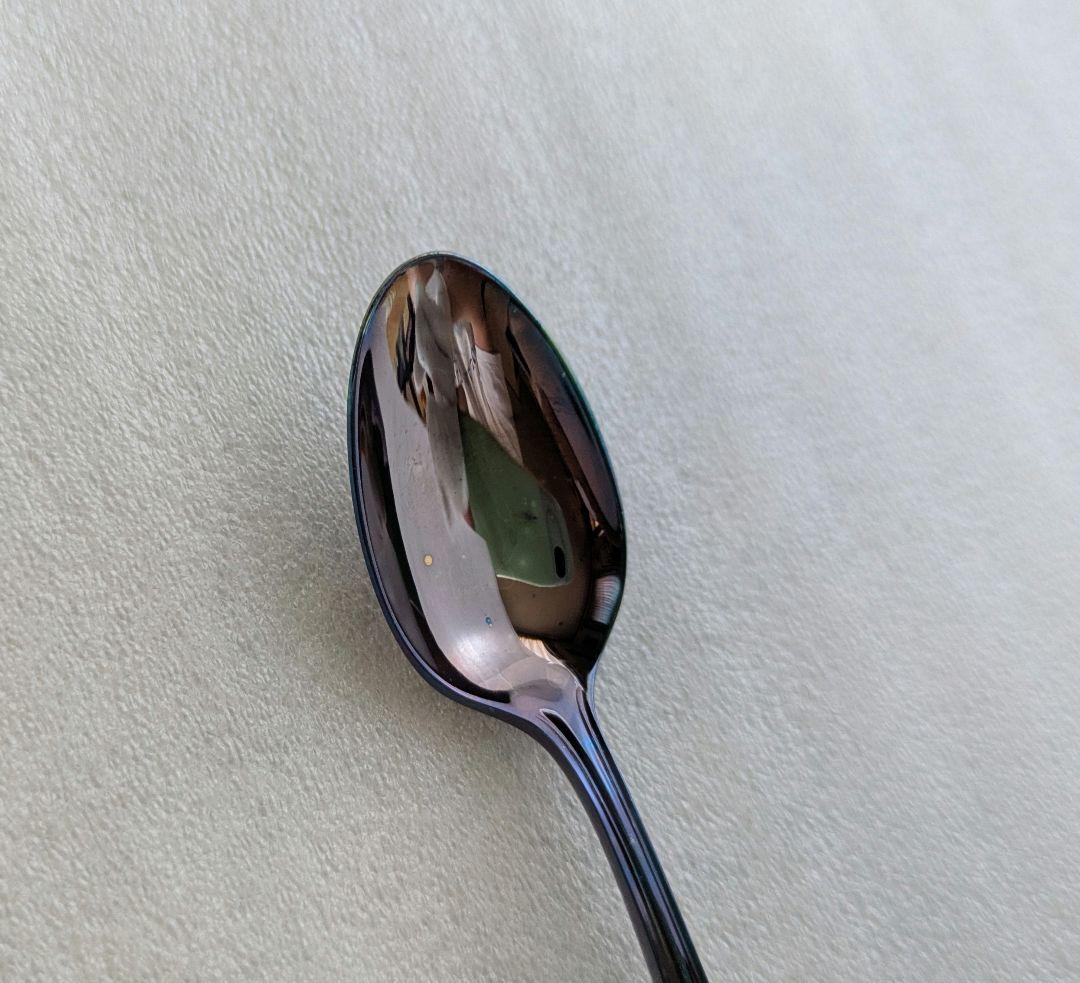 ラッキーウッド　銀製スプーン2本セット　シルバー950