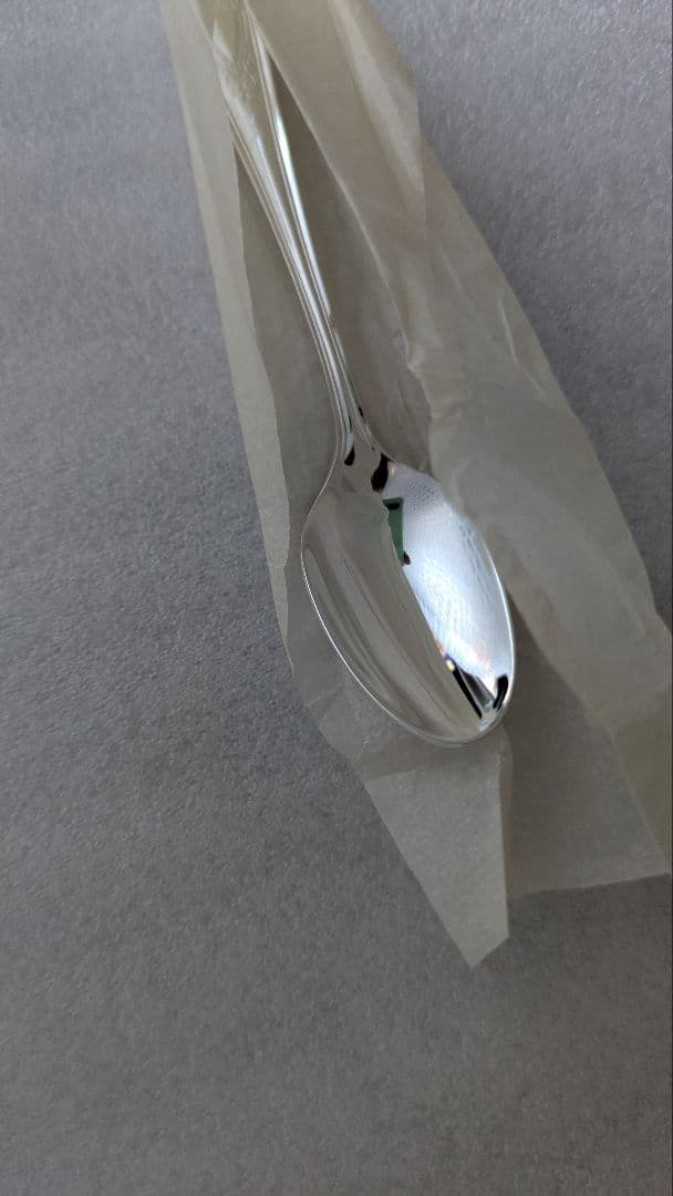 ラッキーウッド　銀製スプーン2本セット　シルバー950