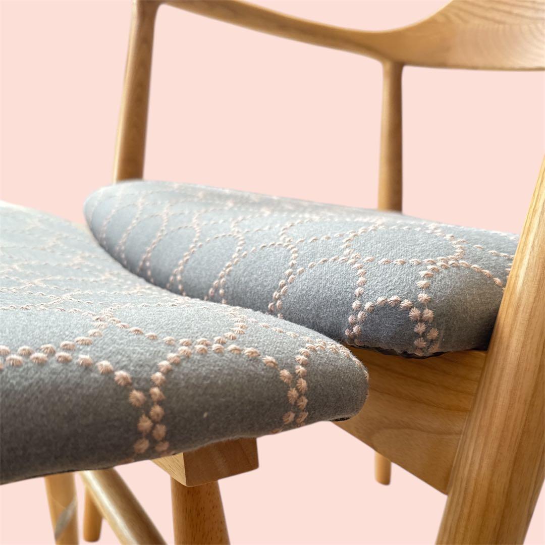 セット割引 ミナペルホネンチェア オットマン(スツール)付き イス 椅子