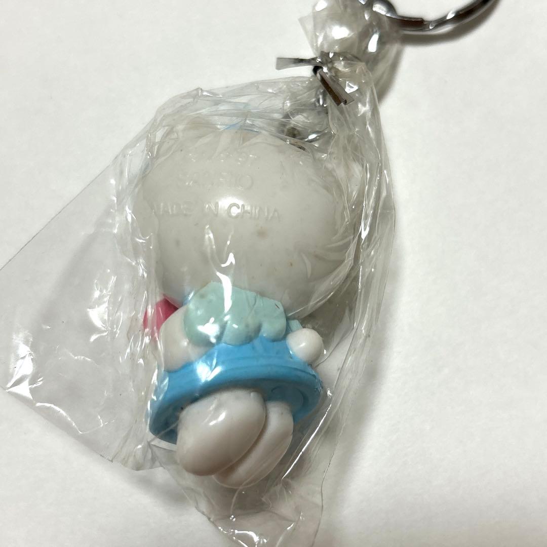1998年製 エンジェルキティ キーホルダー レトロ 水色 ハローキティ