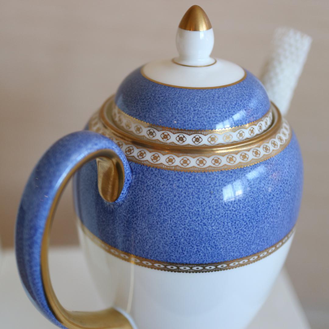 新品希少黒壺刻印ウェッジウッドユーランダーパウダーポット