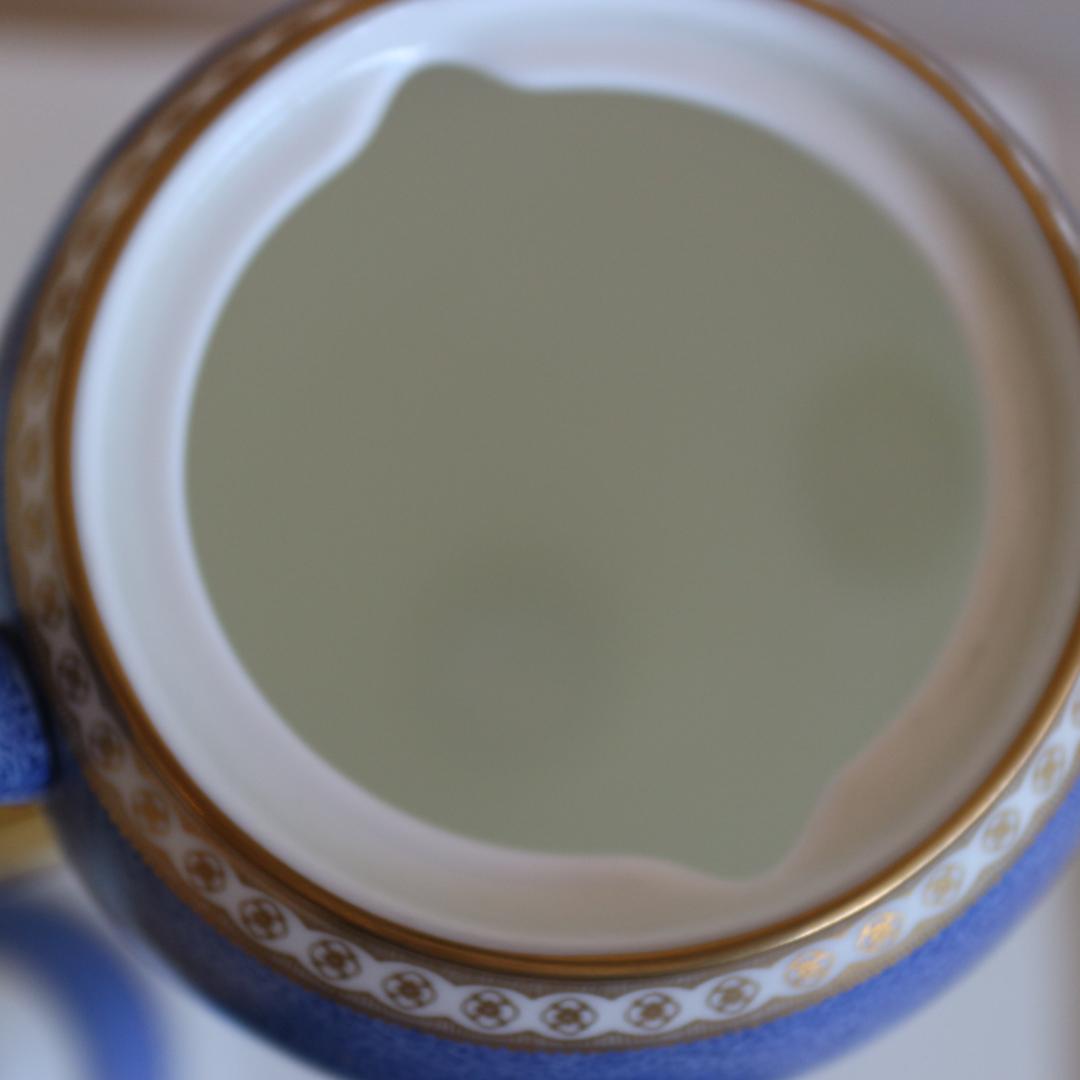 新品希少黒壺刻印ウェッジウッドユーランダーパウダーポット