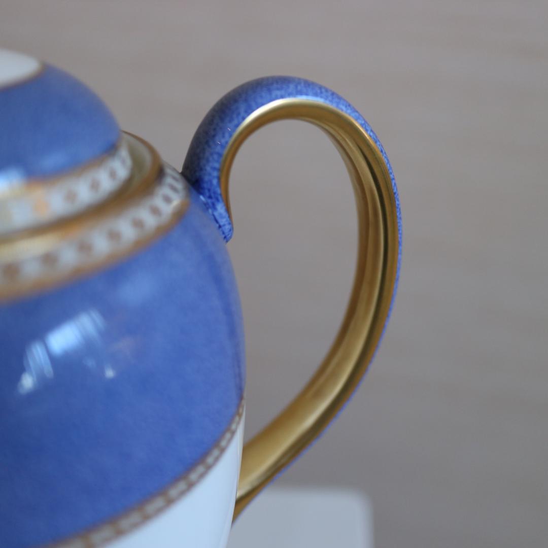 新品希少黒壺刻印ウェッジウッドユーランダーパウダーポット