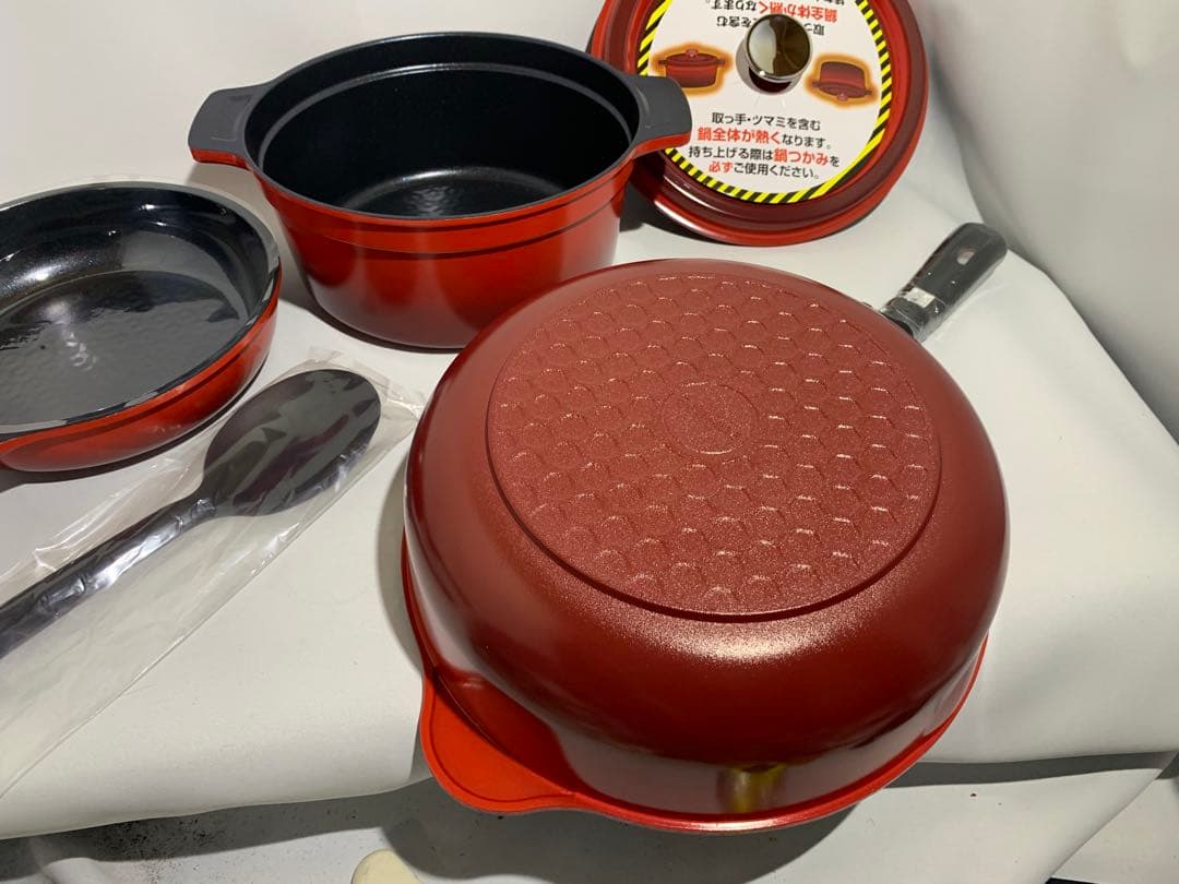 【未使用】ベルフィーナ マルチパン ミニフライパン 無水調理鍋(ガス、IH)