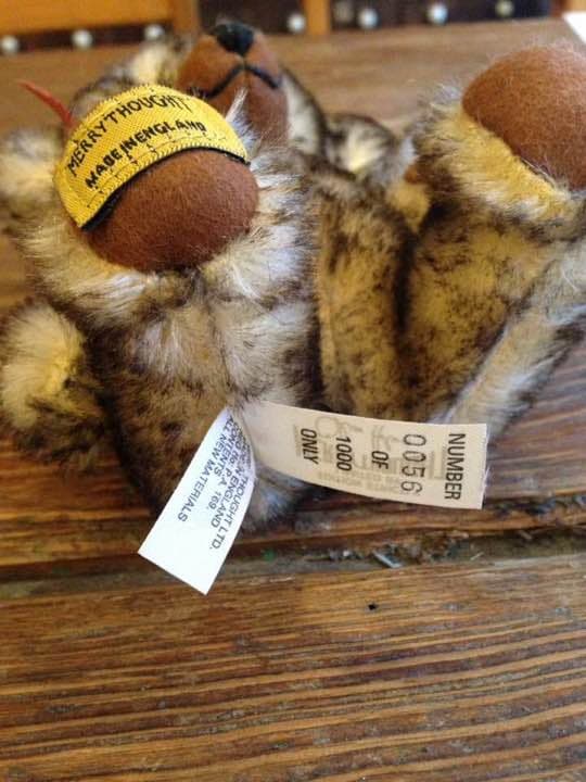 ぬいぐるみ 限定チーキー  シリアルナンバー  テディベア