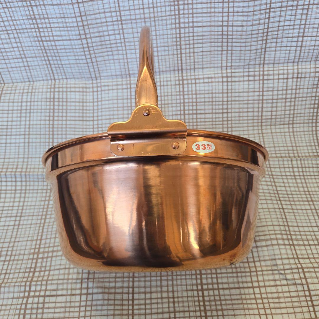 純銅 山菜鍋 33型 銅鍋
