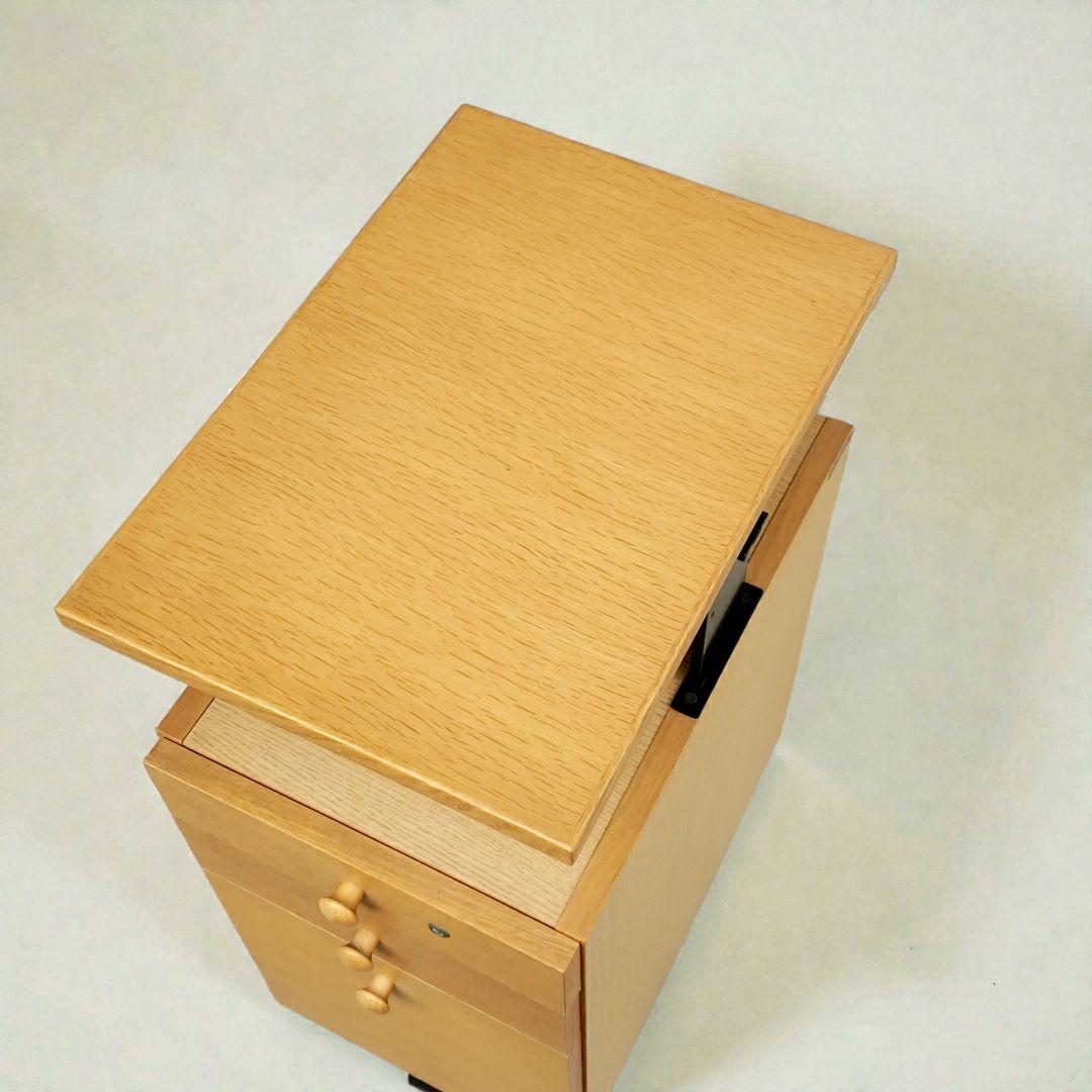 karimoku カリモク SS0446 デスクワゴン 天板昇降 学習