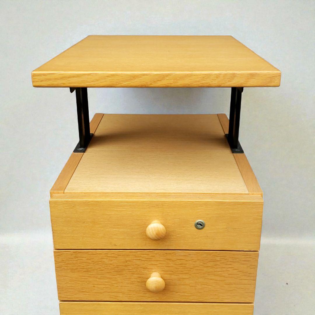 karimoku カリモク SS0446 デスクワゴン 天板昇降 学習
