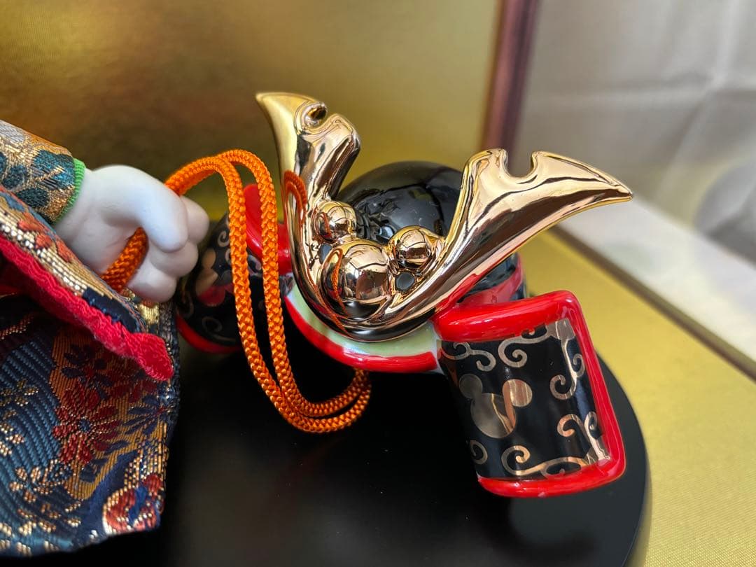 ミッキーマウス　五月人形　かぶと　吉徳作